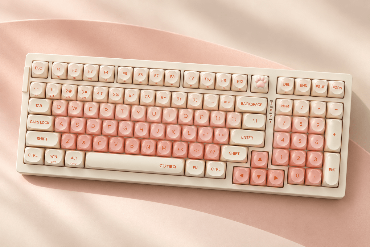 CUTIEQ-Shell98-pink-wireless-keyboard-with-numpad