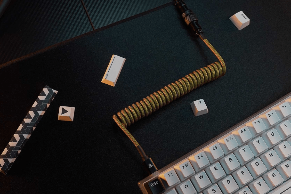 GamePeripherals- Coiled Keyboard Cables