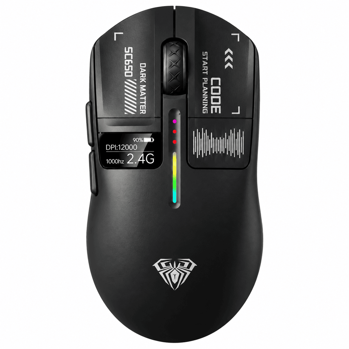 AULA SC650 Wireless Gaming Mouse with Display Screen