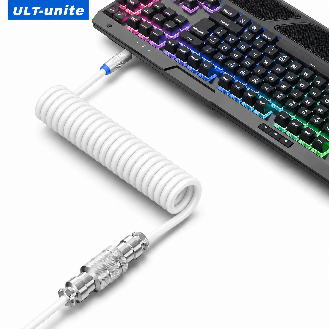 ULT-unite 8KHz Type-C auf USB-A Aviator-Spiralkabel