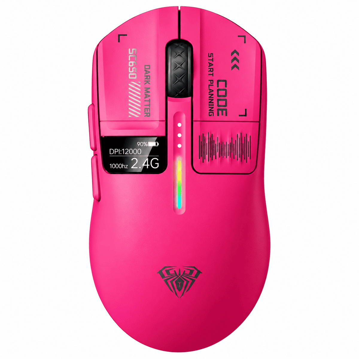 Pink AULA SC650 RGB gaming mouse