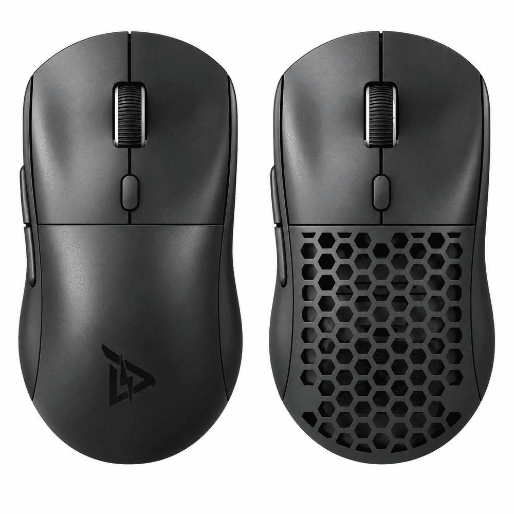 Black TAIDU mouse with interchangeable shells