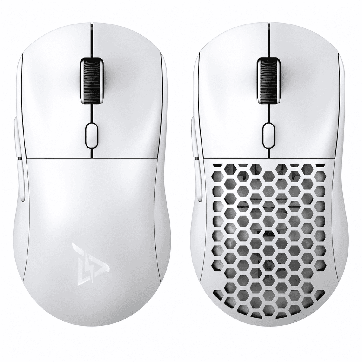 White TAIDU TSG809 V2 honeycomb mouse